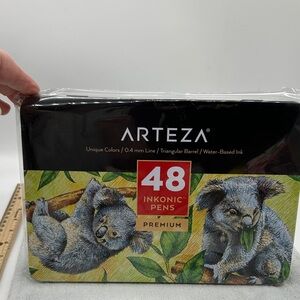 Arteza 48 Inkonic Pens Premium Professional Artist Quality Fine-Lining